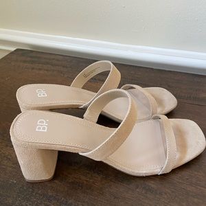 BP. Block heel sandals